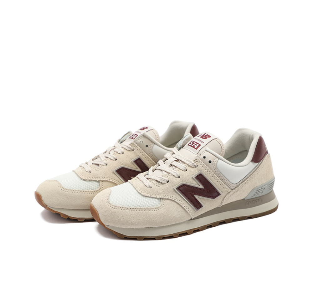 Женские кроссовки New Balance NB 574 'Cream y Black' WL574RCF-B