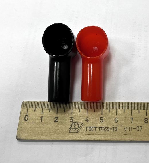 Изолирующие колпачки клемм аккумулятора (пара)