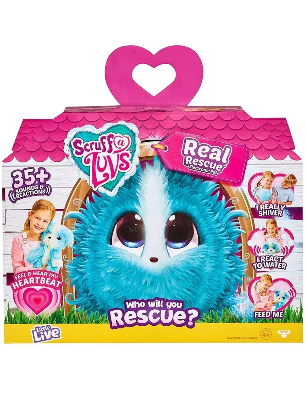 Интерактивный пушистик-потеряшка Fur Balls My Real Rescue