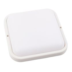 ULW-Q229 24W-4000K IP65 WHITE Светильник светодиодный влагозащищенный. Квадрат. Белый свет 4000K. 190×190×37мм. Корпус белый. ТМ Volpe