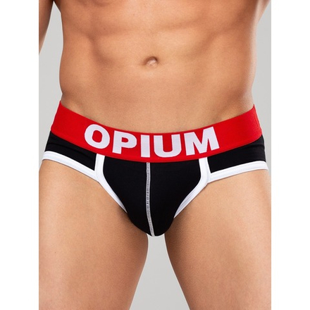 Мужские трусы брифы черные Opium Brief R-138