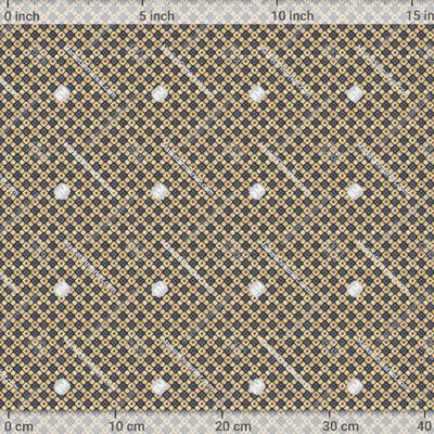 Ретро-ромб синий на бежевом by Оксана Палинкаш 588 DPI