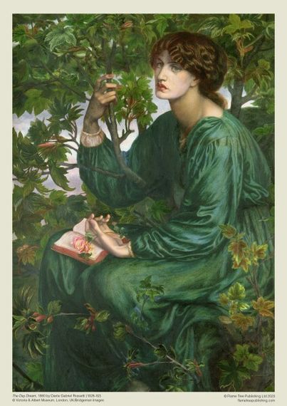 Adult Jigsaw Puzzle: Dante Gabriel Rossetti: The Day Dream