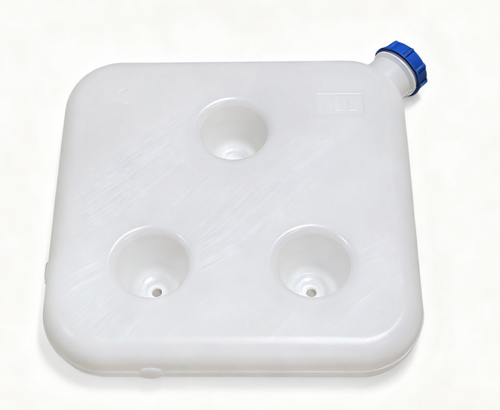 Топливный бак автономного отопителя, 10 литров, бачок, пластик-белый (1 шт.)