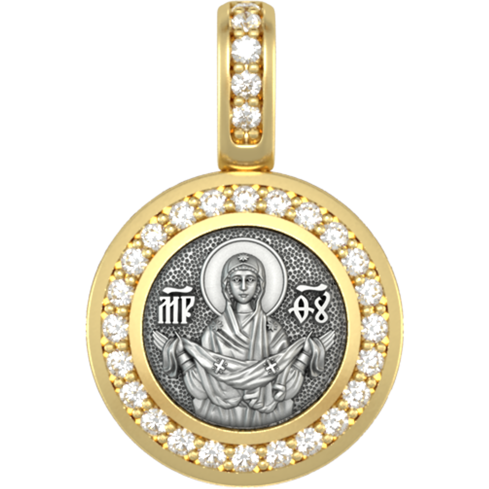 Образ "Покров Пресвятой Богородицы. Ангел Хранитель"