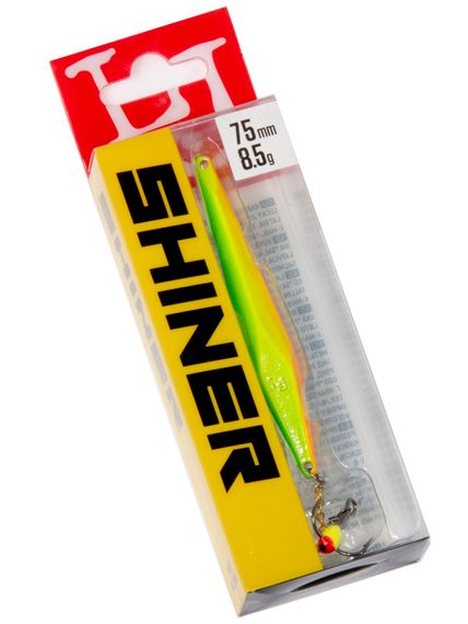 Блесна вертикальная зимняя Lucky John SHINER 75мм Apple блистер