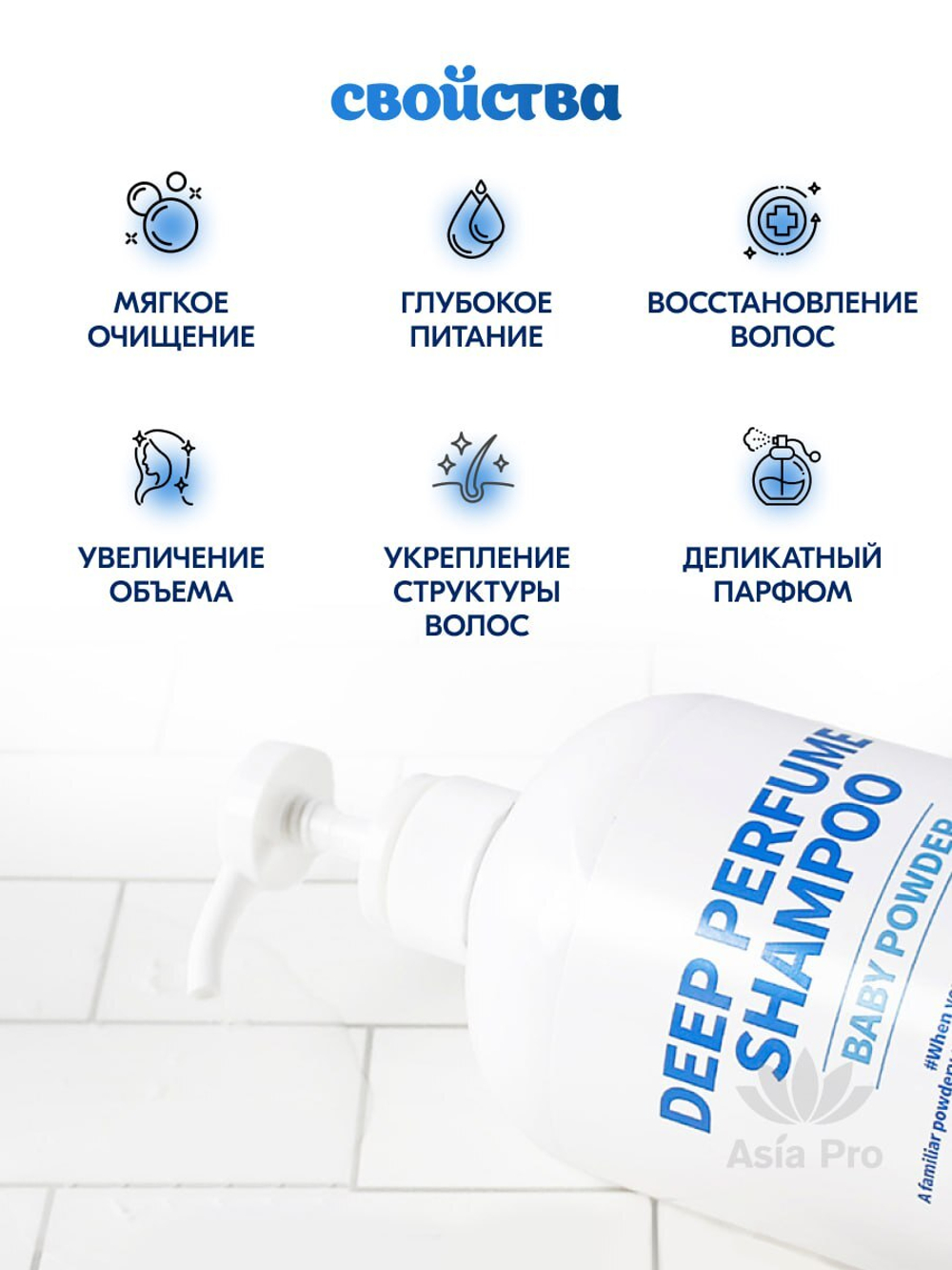 Уходовый шампунь-парфюм для всей семьи, 1500мл