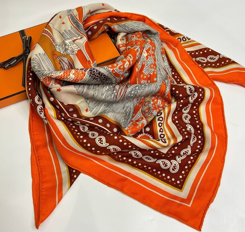 Платок Hermes, арт. 480111550