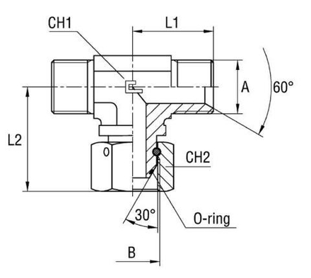Соединение PFNT BSP 1/2" CAST