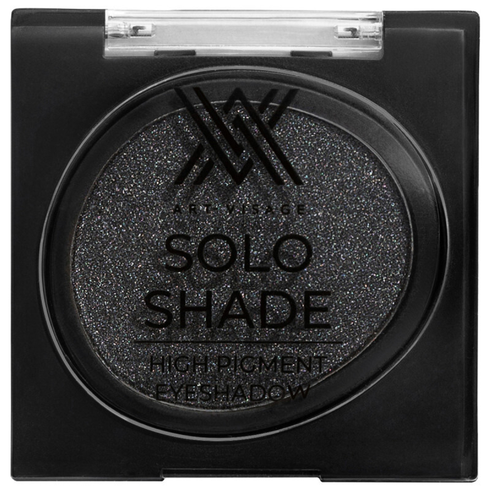 Art-Visage Тени для век Solo Shade, высокопигментированные, тон №61, Темный графит, 1,7 гр