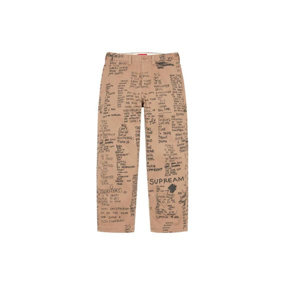 Supreme SS23 Week12 GONZ POEMS CHINO PANT