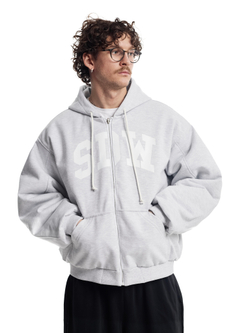 Двухсторонний Бомбер SDW в цвете серый меланж