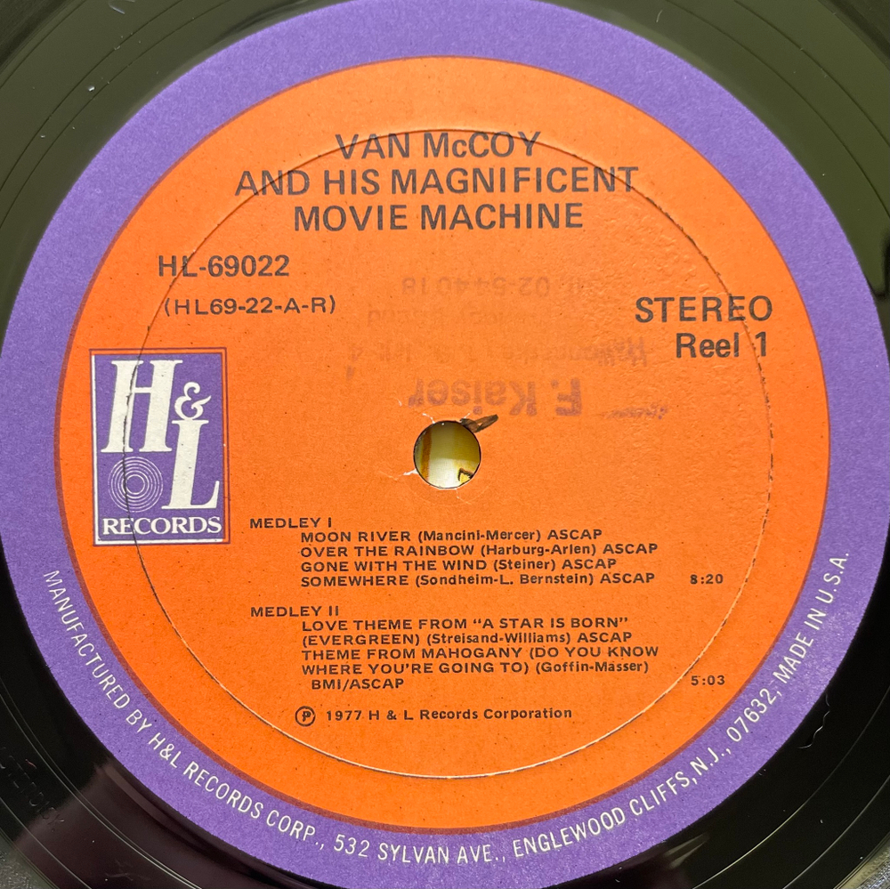 Van McCoy ‎– And His Magnificent Movie Machine (США 1977г.)