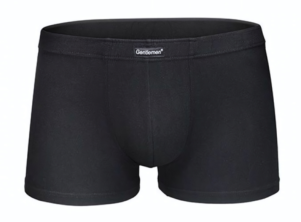 Мужские трусы-боксеры Gentlemen из хлопкового полотна (Размер: XXXL) (Цвет: черный)