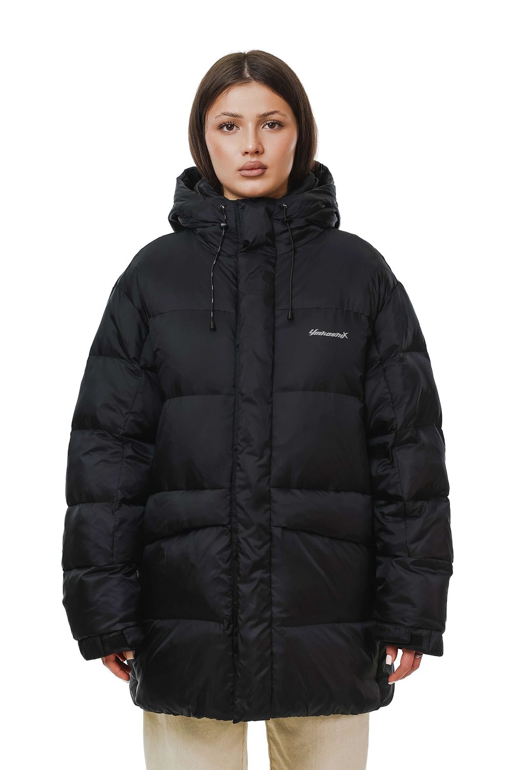 Пуховик Ymkashix Star черный