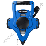 ЗУБР 50 м, геодезическая стальная мерная лента, Профессионал (34170-50)