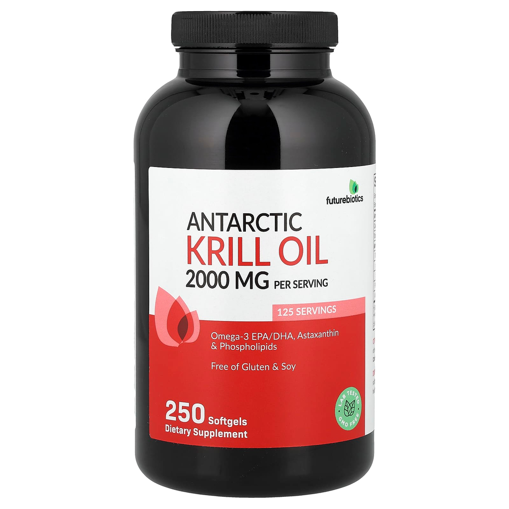 Futurebiotics, масло антарктического криля, 250 капсул