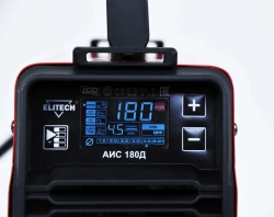 Сварочный аппарат Elitech АИС 180Д (E1703.012.00) инвертор MMA DC/TIG DC 5.4кВт (196351)
