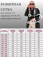 Куртка из экокожи больших размеров