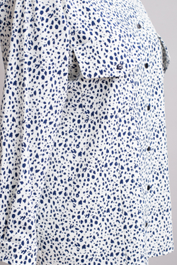 Блузка женская 3717ЛП, Абстракция #176Абс093717ЛП