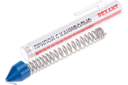 Припой с канифолью ПОС-61 (20 г; 2.0 мм) колба REXANT 09-3104
