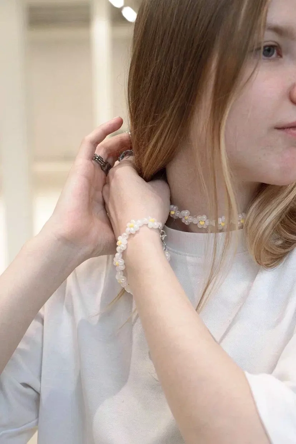 daisy necklace
