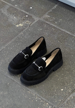 Лоферы // Black // Suede