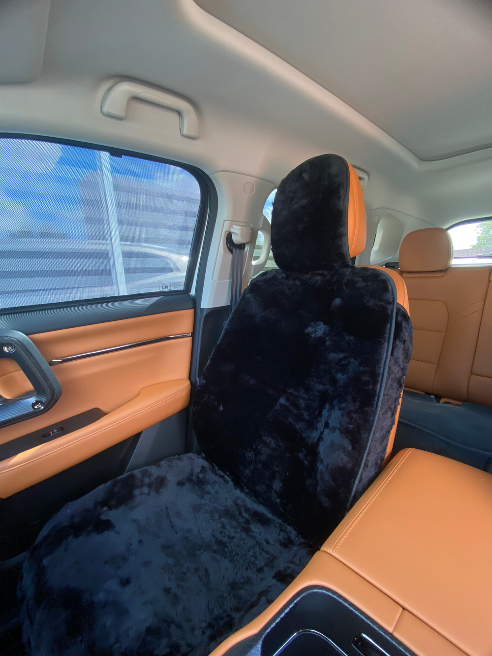 Меховые накидки 2шт из овчины