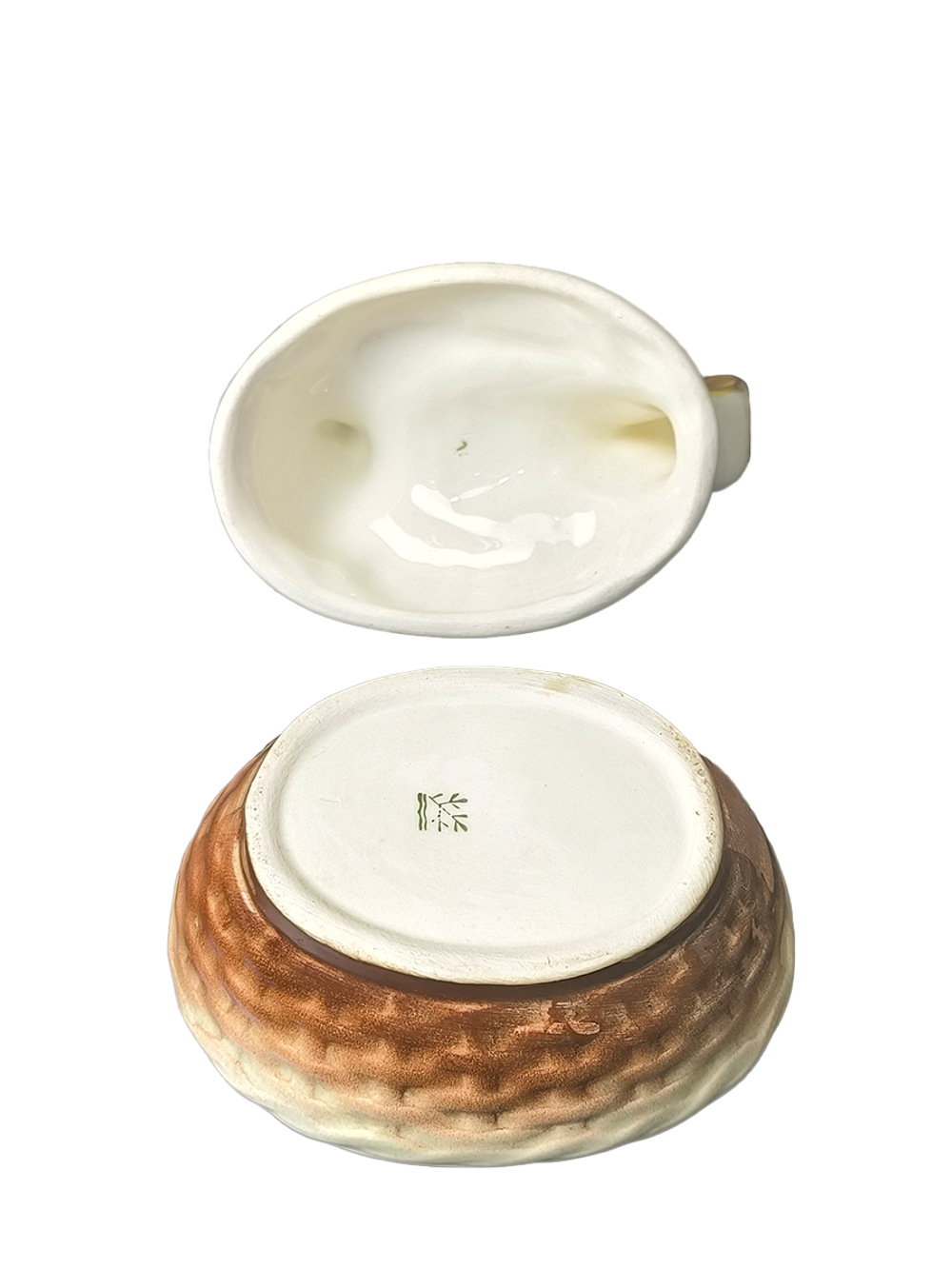 Фаянсовая масленка "Курочка" (ЗиК "Конаково")