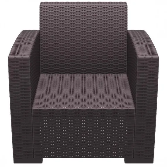 Уличное кресло Monaco Lounge, коричневое