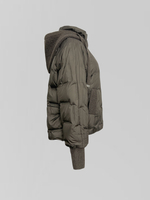 Куртка 6567 с трикотажным капюшоном и трикотажными вставками на карманах