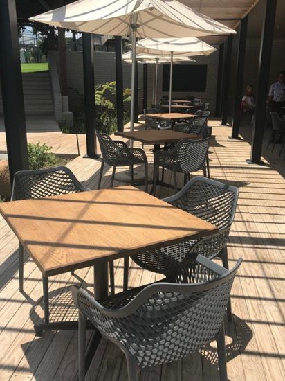 Кресло пластиковое Air XL темно-серое