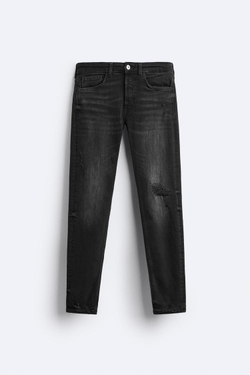 ZARA ДЖИНСЫ SKINNY FIT, ЧЕРНЫЙ