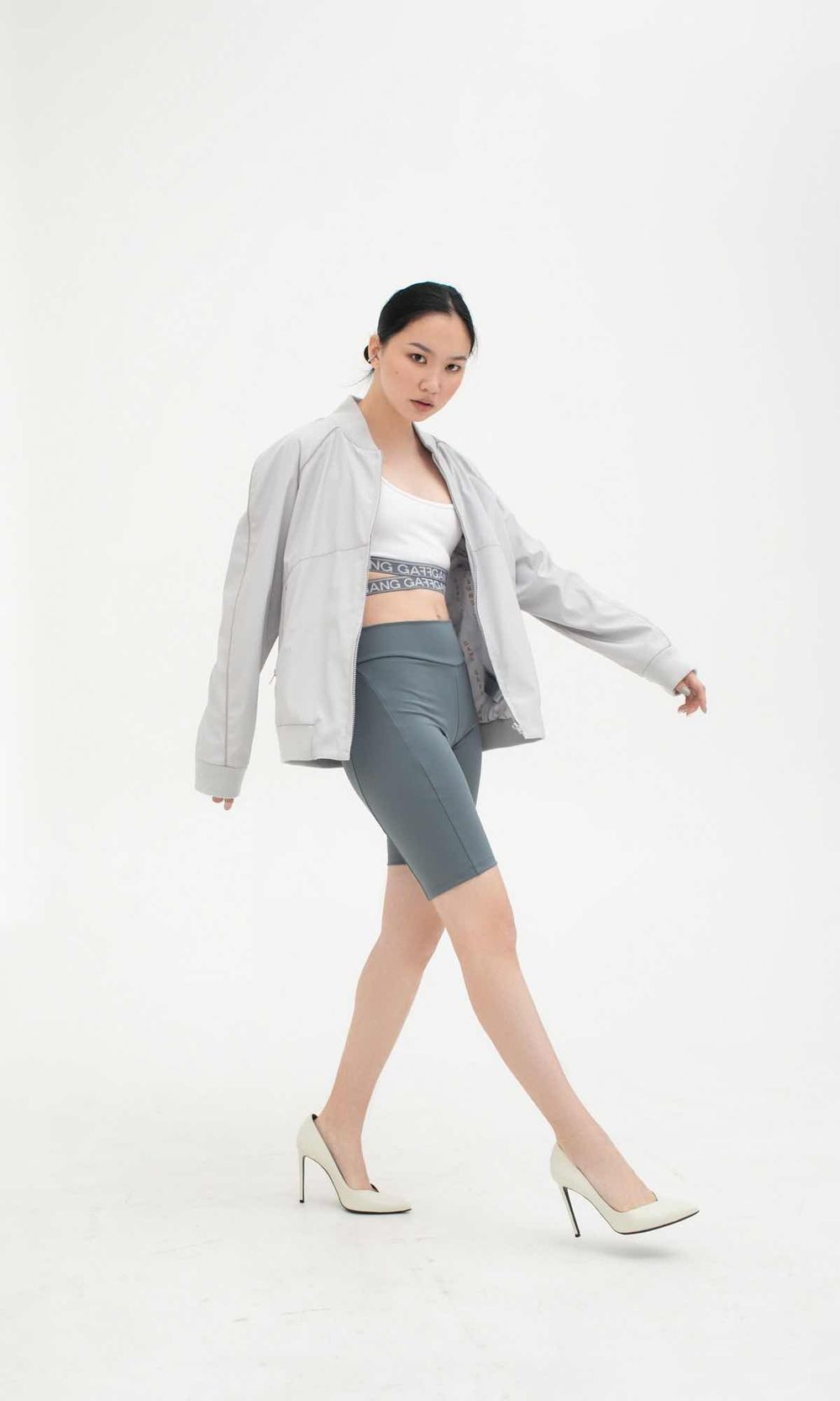 Бомбер Gaff Gang Boys Светло-Серый