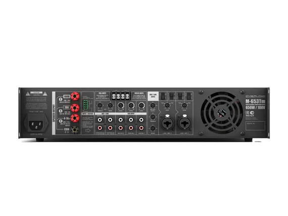 CVGAUDIO M-653Tm профессиональный микшер-усилитель, мощность 650W/100V