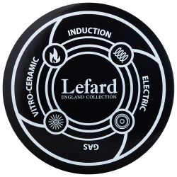 КОВШ LEFARD ЭМАЛИРОВАННЫЙ, СЕРИЯ ЯБЛОНЕВЫЙ САД 14СМ/0,9Л D=14 СМ ДЛИНА=31СМ ПОДХОДИТ ДЛЯ ИНДУКЦИОН