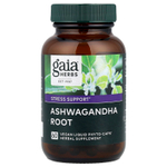 Gaia Herbs, Корень ашваганды, 60 веганских жидких капсул Phyto-Caps®