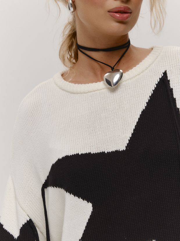 Свитер STAR, белый