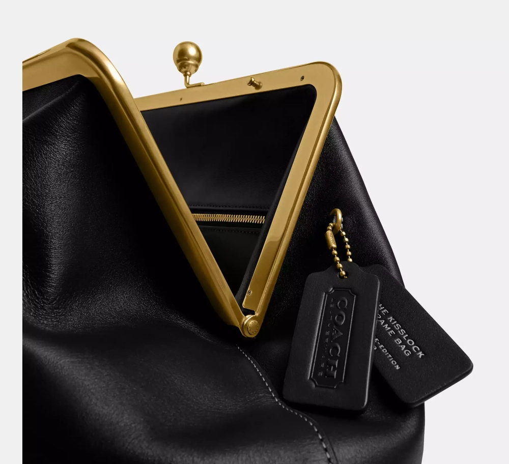 COACH Сумка Kisslock, черный