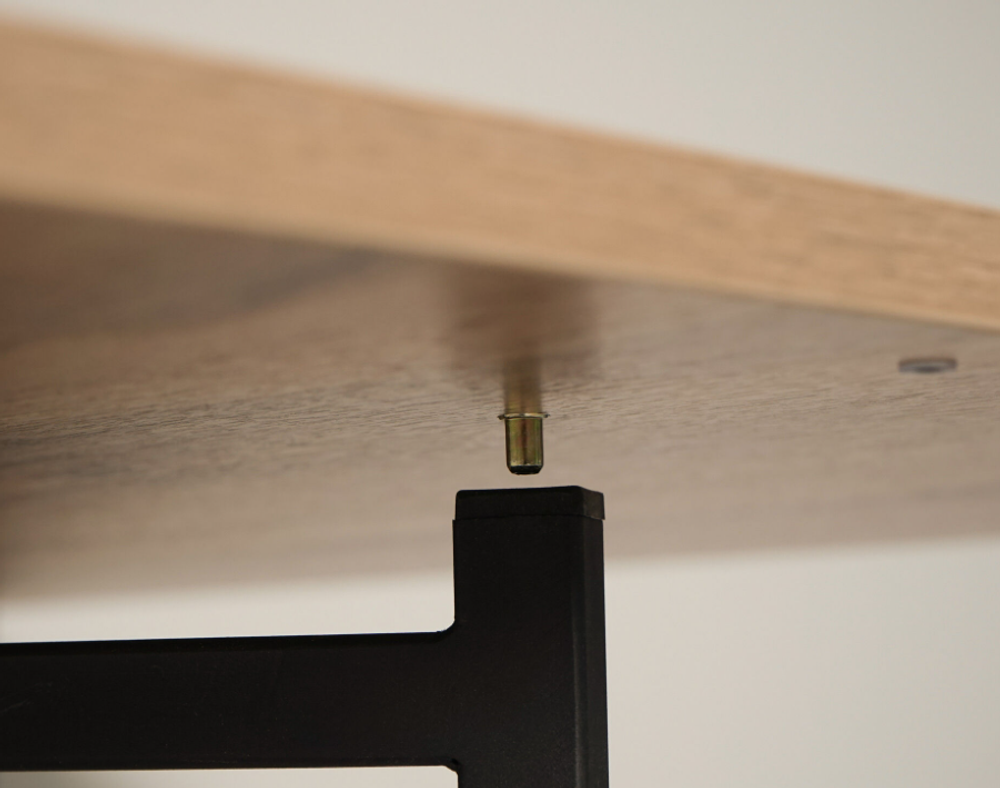 Колибри-16 (DaVita) Стол-книжка (дуб вотан/черный)