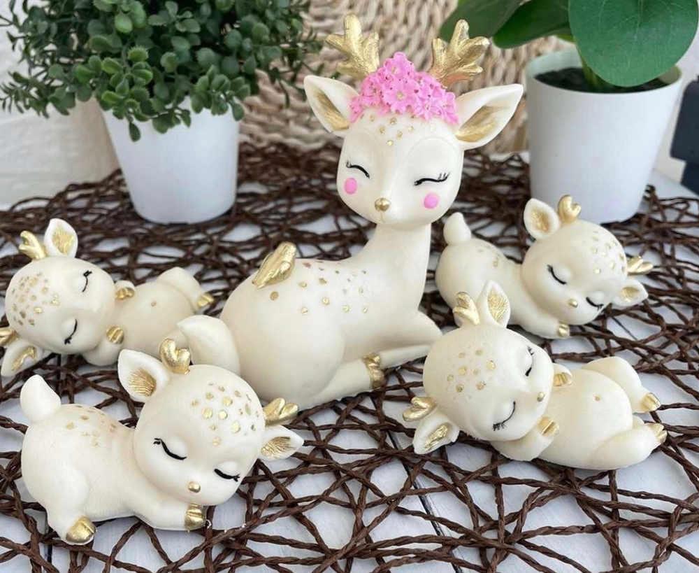 Шоколадная фигурка Олененок (глазурь)