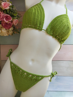 Купальник вязаный