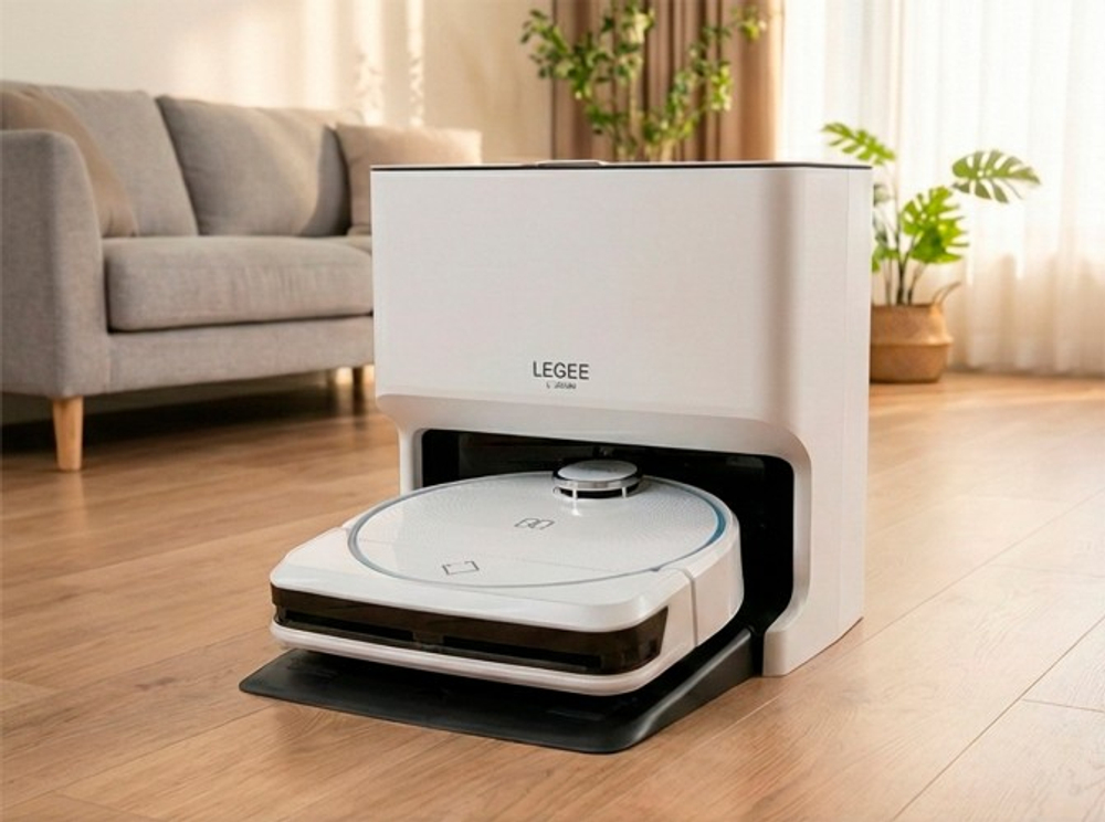 Робот-пылесос HOBOT LEGEE-D8 моющий со станцией самоочистки салфеток LuLu LEGEE-D8 + LuLu