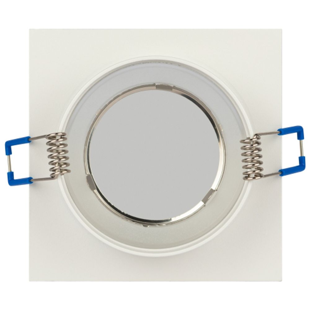 Светильник встраиваемый декоративный ЭРА DK108 WH под лампу MR16 GU5.3 белый | Декоративные встраиваемые светильники