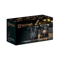 NOBLESSE - Набор подсвечников 2 шт. серый H=66мм, D=71мм