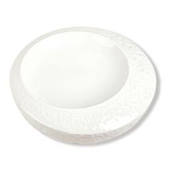 Блюдо для подачи d 20,5 см h8,8 см Organic белое фарфор P.L. Proff Cuisine [2]
