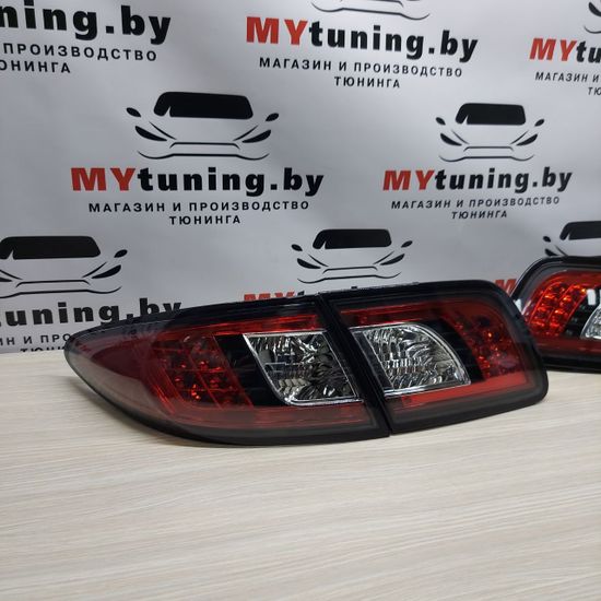 Задние фонари BLACK LED для Mazda 6 GG sedan