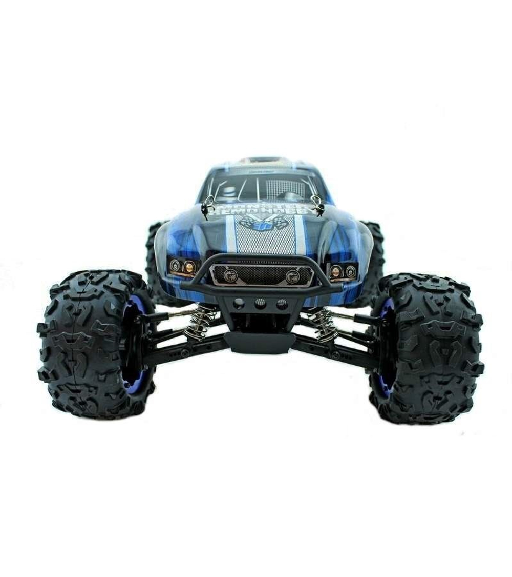 Радиоуправляемый монстр Remo Hobby Dinosaurs Master TWINS MOTOR (синий) 4WD 2.4G 1/8 RTR