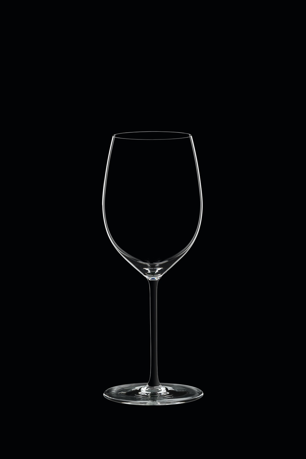 Бокал для красного вина 625мл Riedel Fatto a Mano Cabernet/Merlot с черной ножкой