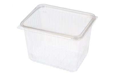 Контейнер прям 2000мл ДНО + КРЫШКА 186*132*122 (100/1000) CLP